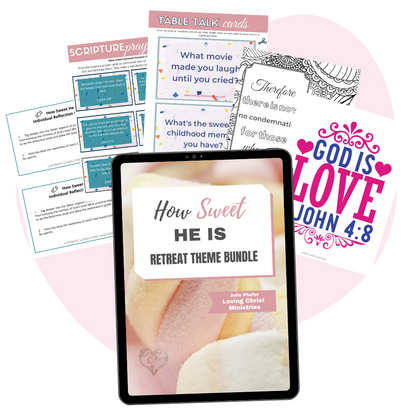 How Sweet He Is Printable Theme Bundle