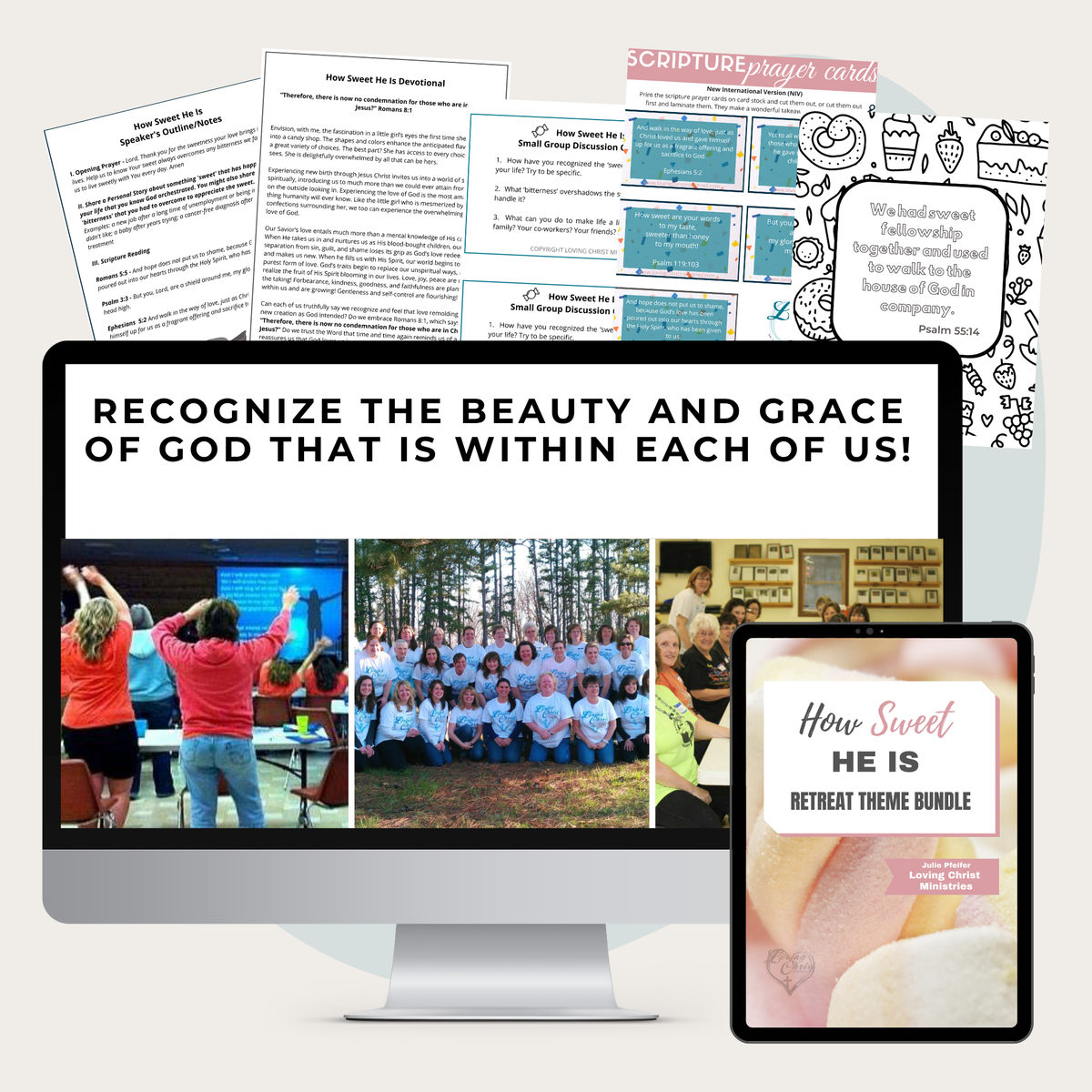 How Sweet He Is Printable Theme Bundle