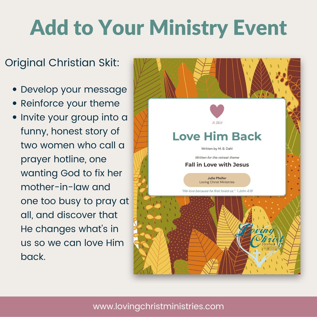 Love Him Back - Christian Skit