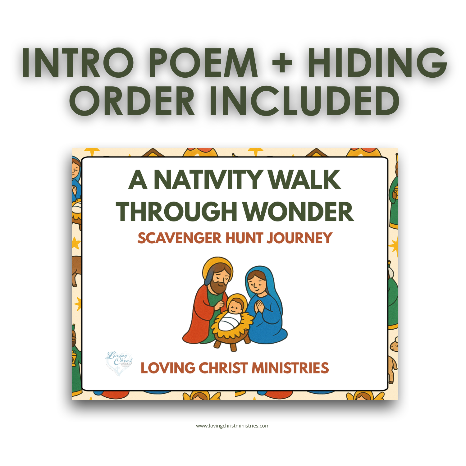 A Nativity Walk through Wonder - Scavenger Hunt for Women&