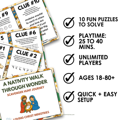 A Nativity Walk through Wonder - Scavenger Hunt for Women&