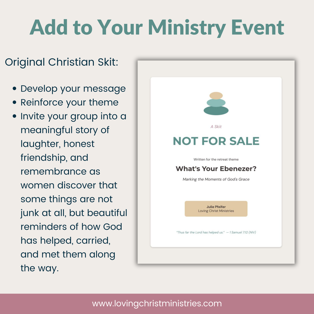 Not for Sale - Christian Skit