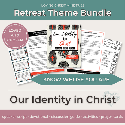 Our Identity in Christ Printable Theme Bundle