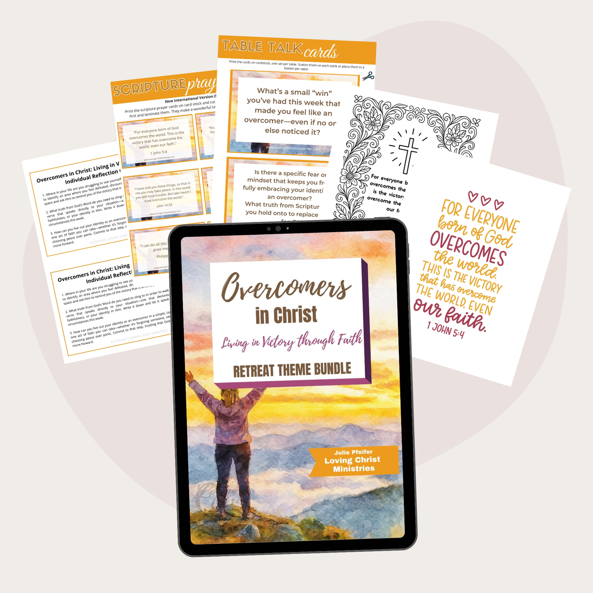Overcomers in Christ: Living in Victory through Faith Printable Theme Bundle