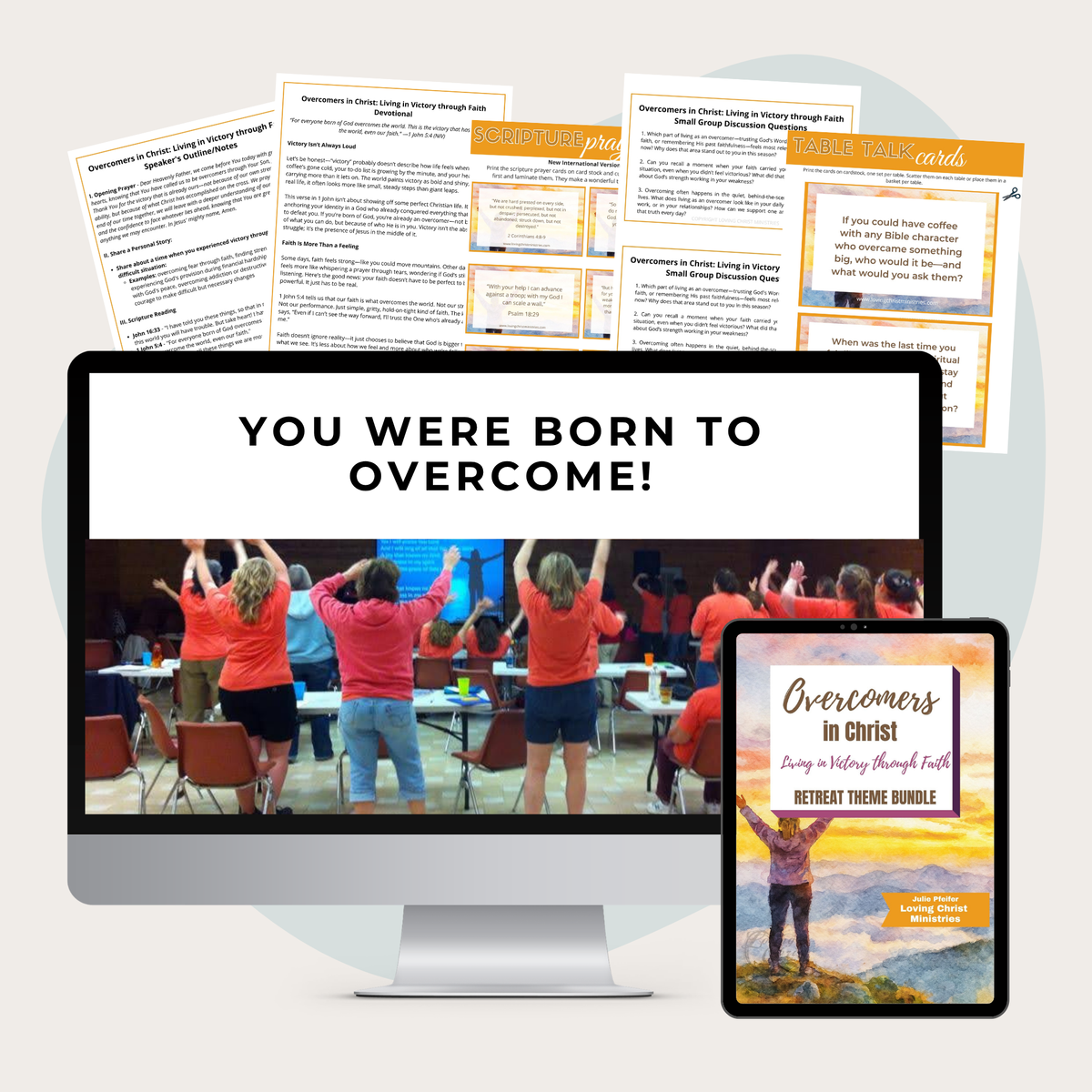 Overcomers in Christ: Living in Victory through Faith Printable Theme Bundle