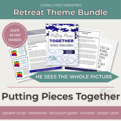 Putting Pieces Together Printable Theme Bundle