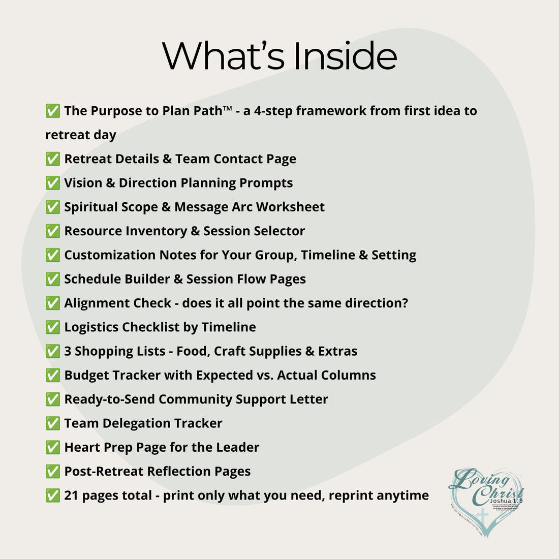 Step-by-Step to a Successful Retreat Planning Workbook