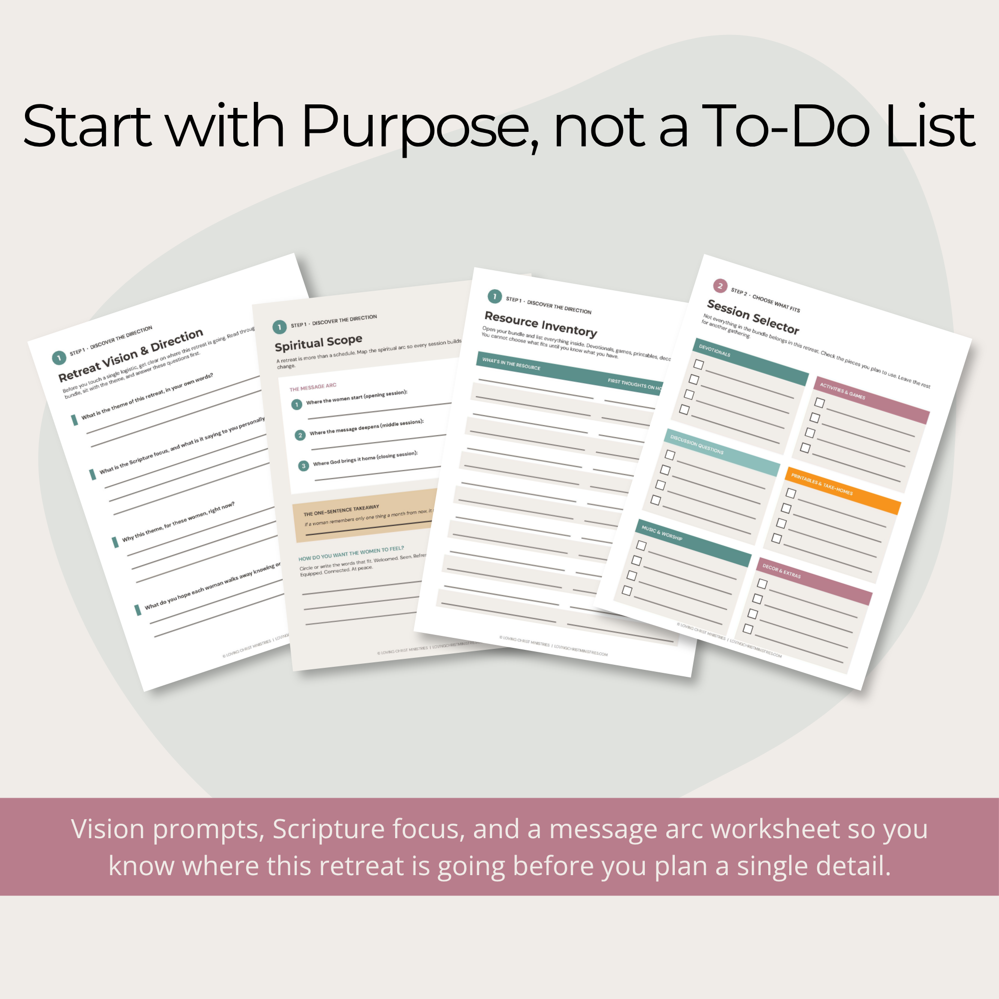 Step-by-Step to a Successful Retreat Planning Workbook