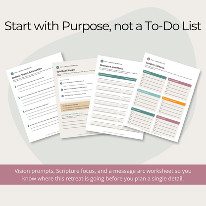 Step-by-Step to a Successful Retreat Planning Workbook