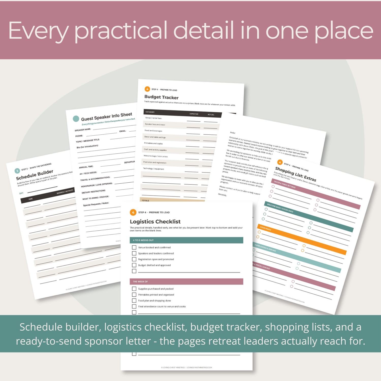 Step-by-Step to a Successful Retreat Planning Workbook