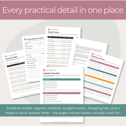 Step-by-Step to a Successful Retreat Planning Workbook