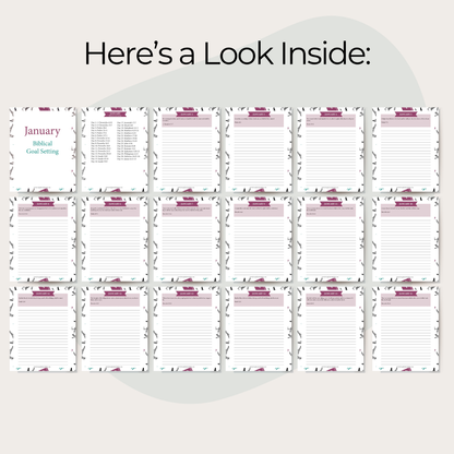 Scripture Writing Binder (400+ Pages)