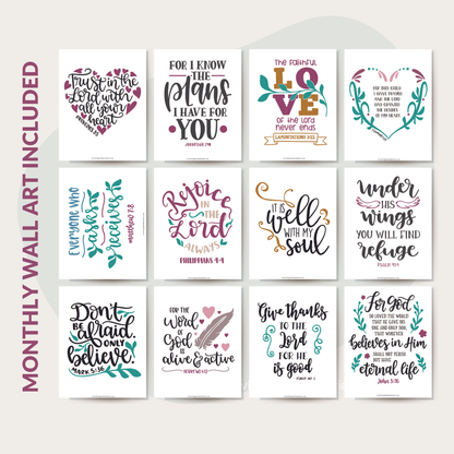 Scripture Writing Binder (400+ Pages)