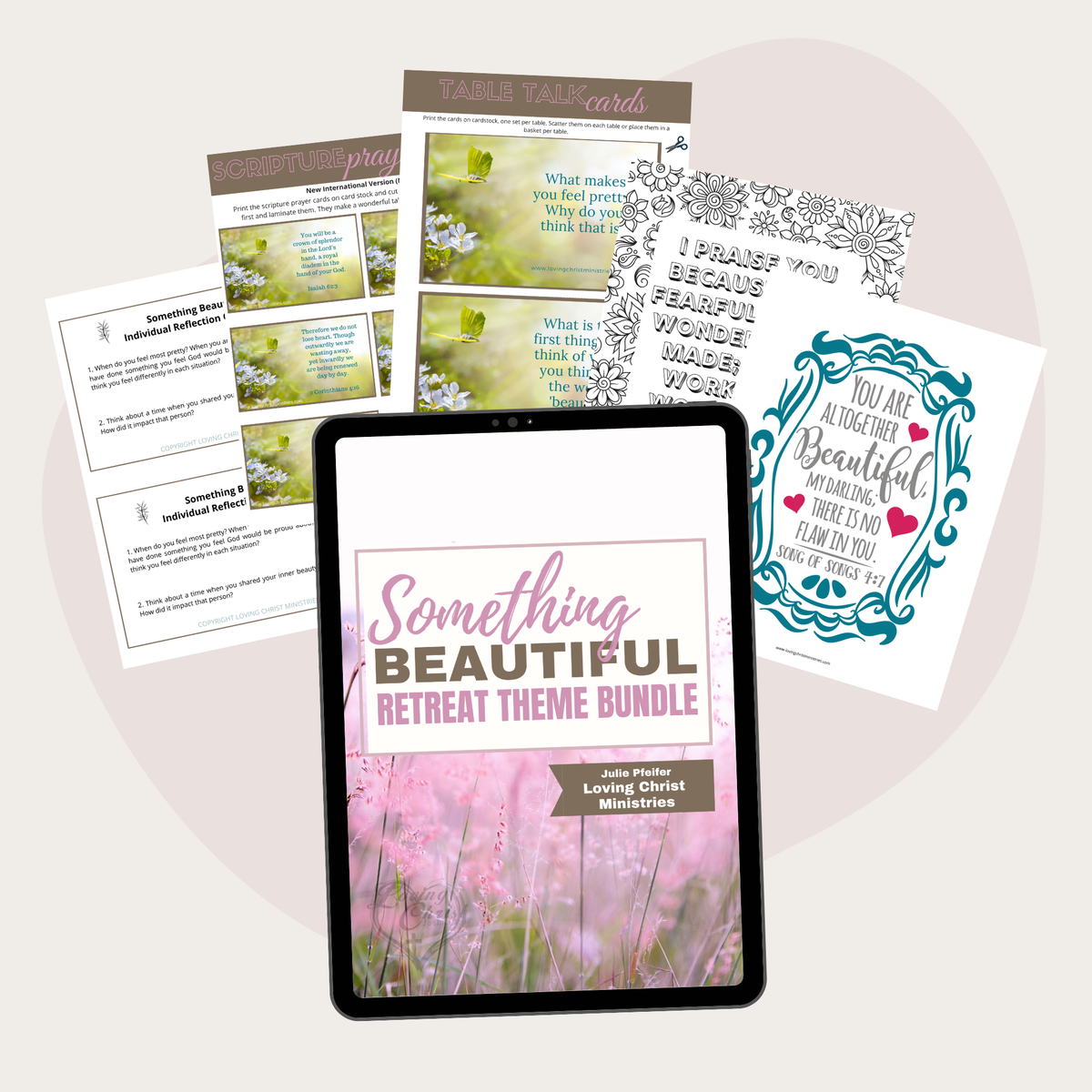 Something Beautiful Printable Theme Bundle