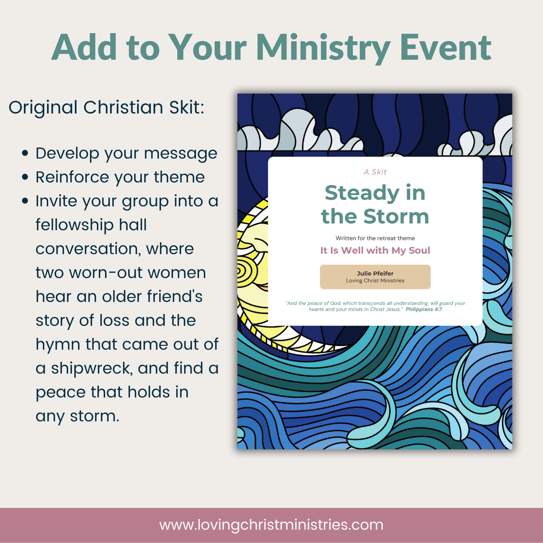 Steady in the Storm - Christian Skit