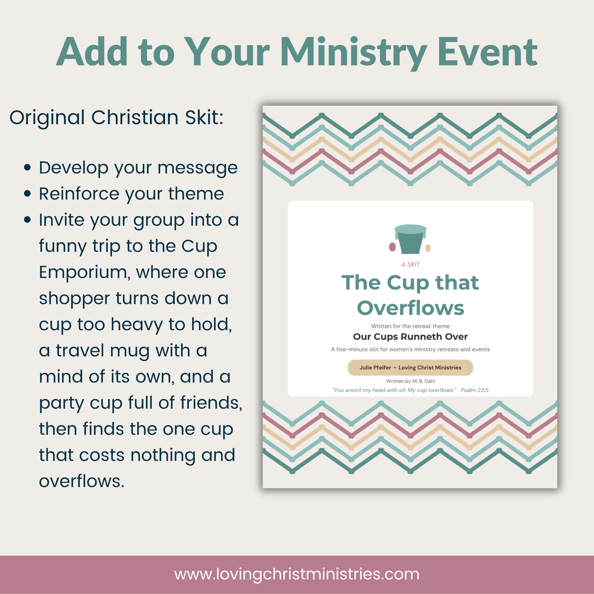 The Cup that Overflows - Christian Skit
