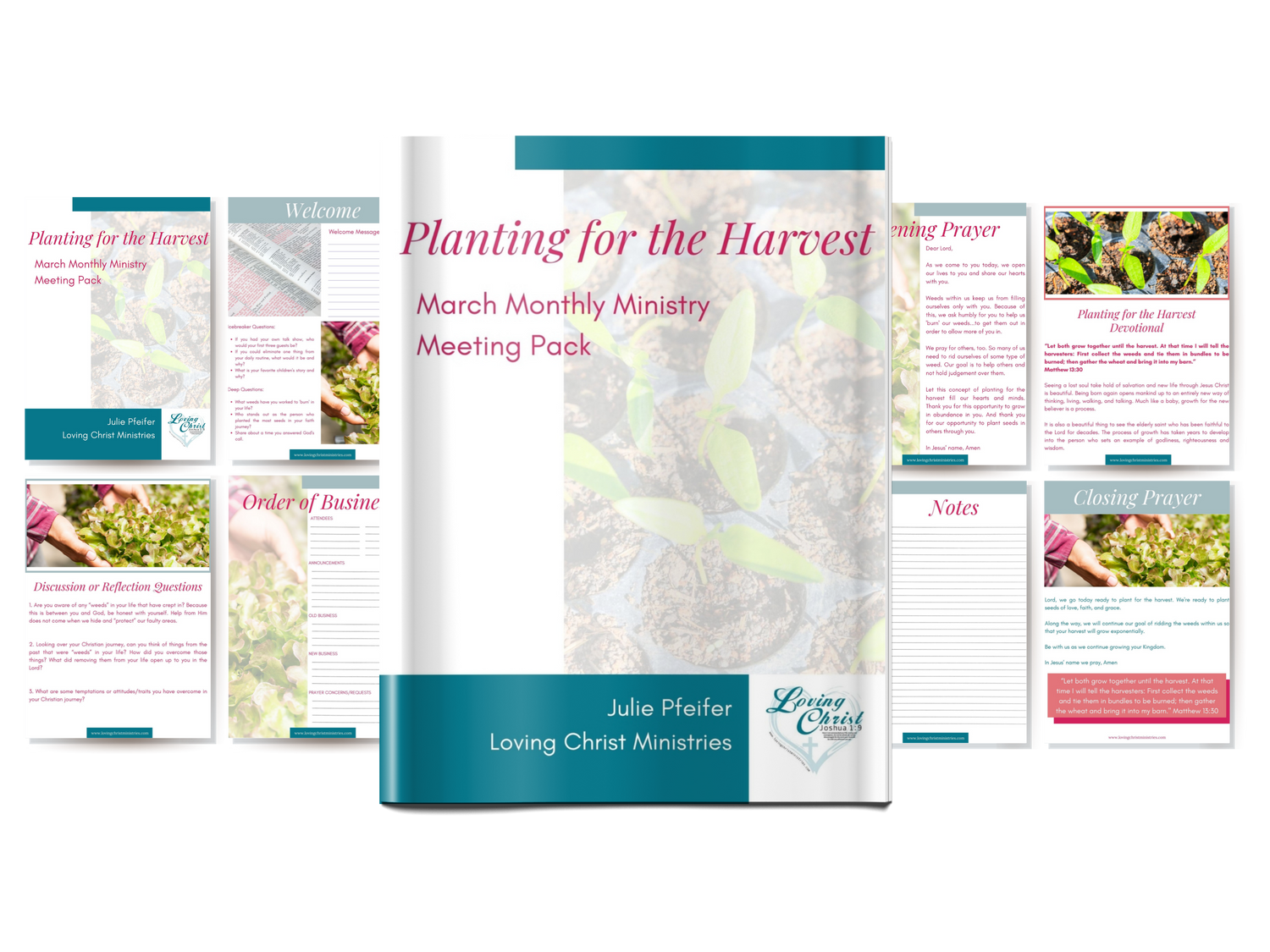 March Monthly Ministry Meeting Pack - Planting for the Harvest