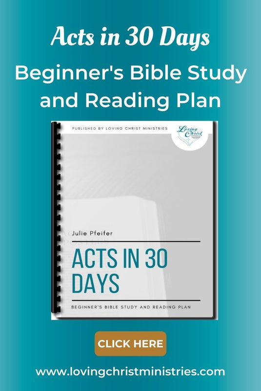 Acts in 30 Days: Beginner's Bible Study and Reading Plan – Loving ...