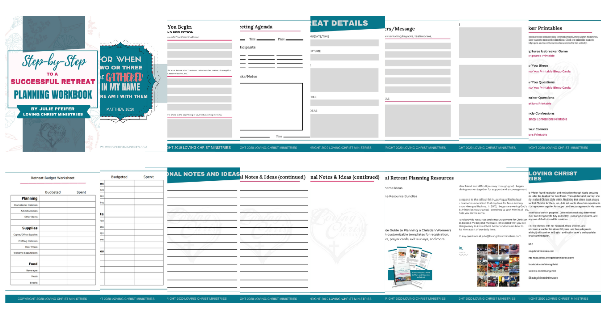 Planning Workbook: Step-by-Step to a Successful Retreat