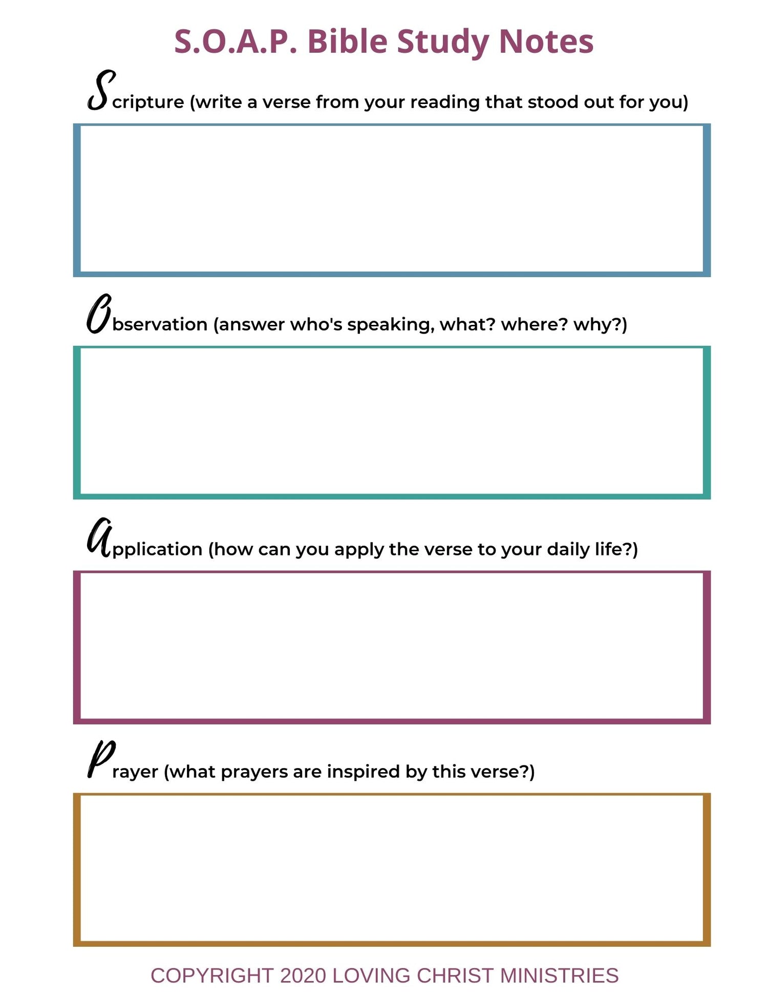 fillable-typeable-and-printable-sermon-notes-and-s-o-a-p-bible-stud-loving-christ-ministries for Soap Bible Study Method Free Printable Fillable (Typeable) and Printable Sermon Notes and S.O.A.P. Bible Stud – Loving Christ Ministries for Soap Bible Study Method Free Printable