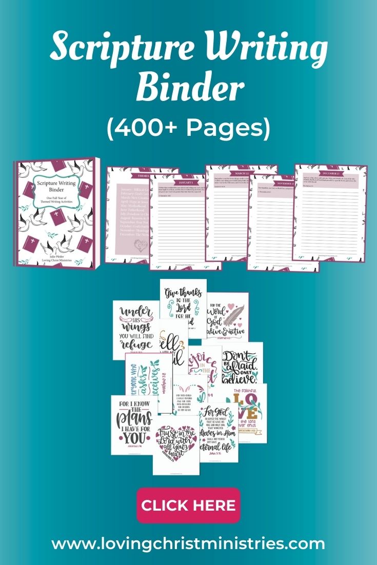Scripture Writing Binder (400+ Pages)