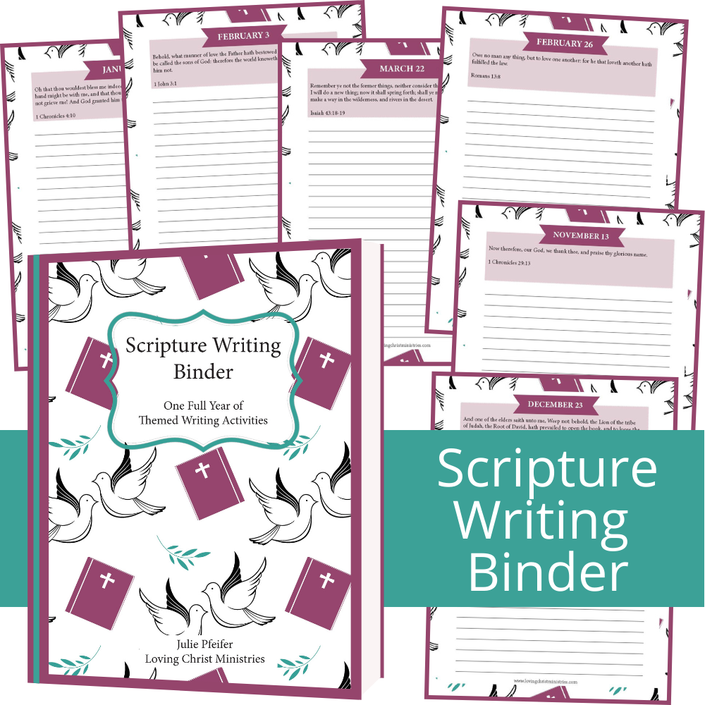 Scripture Writing Binder (400+ Pages)
