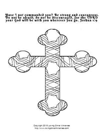 Coloring Crosses Scripture Coloring Pages – Loving Christ Ministries